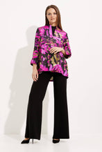 Load image into Gallery viewer, Joseph Ribkoff - 233192 - Abstract Print Trapeze Jacket - Black Multi
