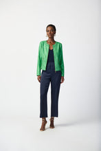 Load image into Gallery viewer, Joseph Ribkoff - 241909 - Faux Leather Studded Jacket - Island Green
