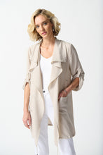 Load image into Gallery viewer, Joseph Ribkoff - 242058 - Gauze Boxy Cover Up - Moonstone
