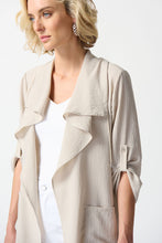 Load image into Gallery viewer, Joseph Ribkoff - 242058 - Gauze Boxy Cover Up - Moonstone

