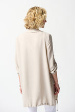 Load image into Gallery viewer, Joseph Ribkoff - 242058 - Gauze Boxy Cover Up - Moonstone
