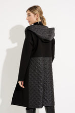 Load image into Gallery viewer, Joseph Ribkoff - 233058 - Quilted Hooded Jacket - Black
