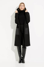 Load image into Gallery viewer, Joseph Ribkoff - 233058 - Quilted Hooded Jacket - Black
