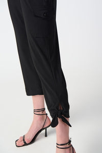 Joseph Ribkoff - 241111 - Tie Detail Pant - Black