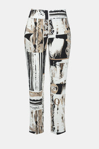 Joseph Ribkoff - 241265 - Abstract Cropped Pant