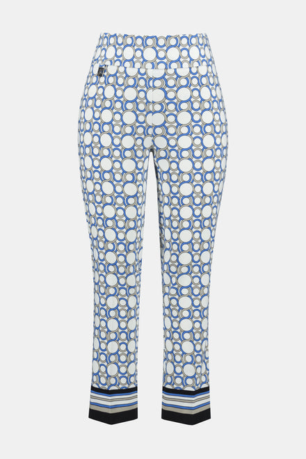 Joseph Ribkoff - 242148 - Geometric Print Crop Pant – Viau Ladies Wear