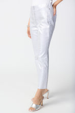 Load image into Gallery viewer, Joseph Ribkoff - 241932 - Croc Skin Textured Pants - White/Silver
