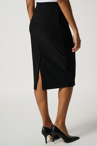 Joseph Ribkoff - 163083 - Classic Long Pencil Skirt - Black
