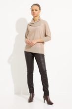 Load image into Gallery viewer, Joseph Ribkoff - 233955 - Asymmetrical Neckline Top - Latte melange
