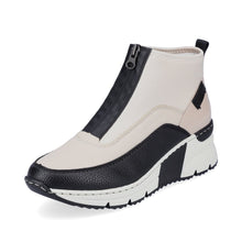 Load image into Gallery viewer, Rieker - N6352-60 -  Zipper Boots - Beige Combo

