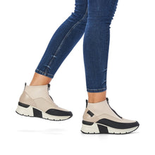 Load image into Gallery viewer, Rieker - N6352-60 -  Zipper Boots - Beige Combo

