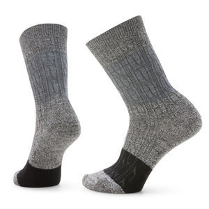 Smartwool - SW0018320 - Everyday Color Block Cable Crew Socks - Charcoal