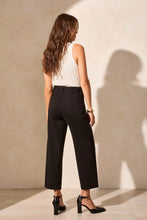Load image into Gallery viewer, Tribal - 2221O - High Rise Fly Capri With Pockets - Black
