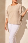 Load image into Gallery viewer, Tribal - 5778O - Kaftan Blouse With Fancy Trims - Nudeolive
