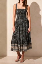 Load image into Gallery viewer, Tribal - 937O - Lined Sleeveless Dress With Ruching - Deep Sea

