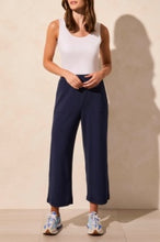 Load image into Gallery viewer, Tribal - 2049O - Textured Knit Pull On Capri - Jet Blue
