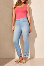 Load image into Gallery viewer, Tribal - 5773O - Audrey Pull On Slim Ankle Jeans - VividBlue
