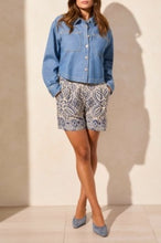 Load image into Gallery viewer, Tribal - 5743O - Light Denim Overshirt - Coastline
