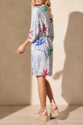 Load image into Gallery viewer, Tribal - 5823O - Shirt Dress With Waist Tie  - Sailboat
