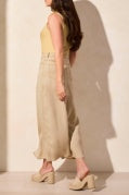 Load image into Gallery viewer, Tribal - 5766O - Flowy Full Length 5 Pokets Skirt - Dustysand
