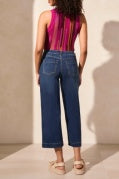 Load image into Gallery viewer, Tribal - 5708O - Audrey Pull On Flare Jeans With Pockets - Stormyblue
