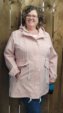 Load image into Gallery viewer, Normann - 3323- Rain Resistant Coat - Soft Pink
