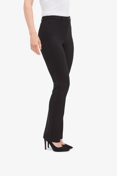 Tribal 6759O  - REGULAR size zipper-front pant - Black