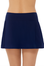 Load image into Gallery viewer, Christina - 30ZZ60YO -  Swim Skort Bottom - Navy Plus Size
