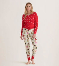 Load image into Gallery viewer, Hatley - TS1CHSN004 - Winter Snowflakes Stretch Jersey Pajama Top

