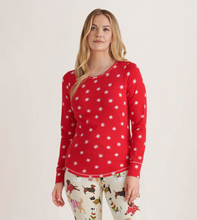 Load image into Gallery viewer, Hatley - TS1CHSN004 - Winter Snowflakes Stretch Jersey Pajama Top
