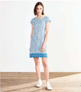 Hatley - S22RML179C - Nellie dress Blue Shoreline Ripples