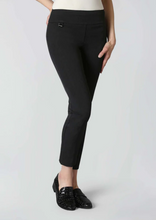 Load image into Gallery viewer, Lisette L - 2201 - Gaby Stretch Fabric 28&#39;&#39; Ankle Pant Black
