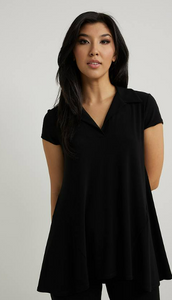 Joseph Ribkoff - 222040 -  Trapeze Tunic Black