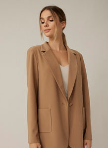 Joseph Ribkoff - 221317 -Single Button Blazer - Tiger's Eye