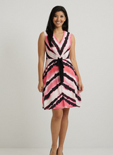 Load image into Gallery viewer, Joseph Ribkoff -222104 - Abstract Print Dress
