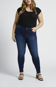 Jag - J2981INF341 - Forever Stretch Fit High Rise Skinny Jeans Cadet Blue
