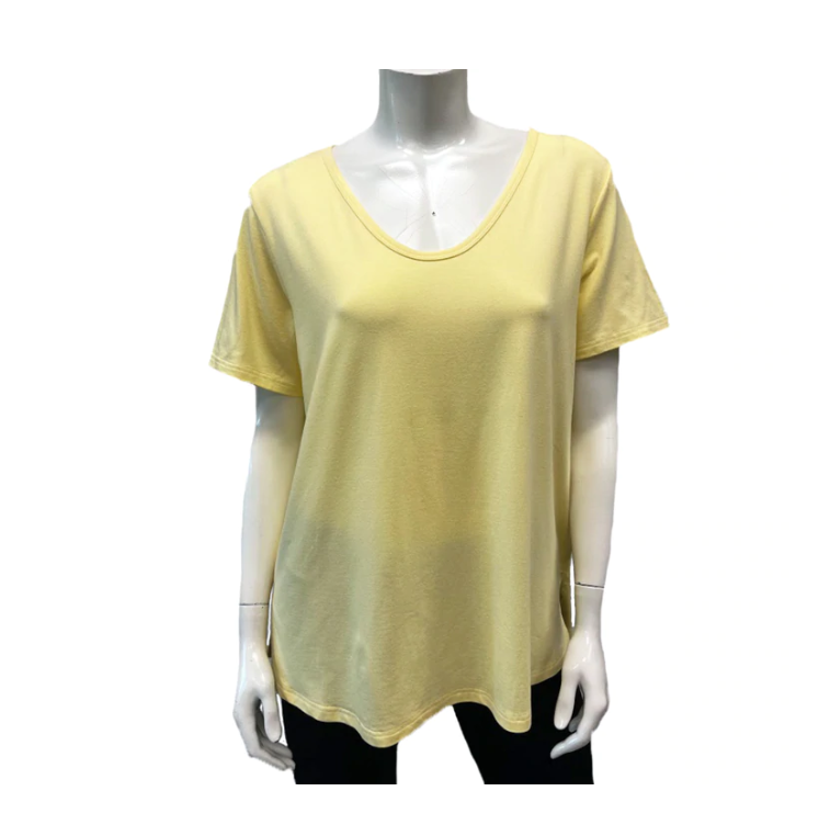 Gilmour - BT-1109 - Bamboo U-Neck Tee - Lemonade