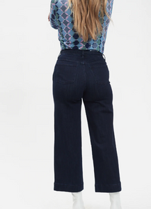 FDJ - 2140322 - Olivia Wide Ankle Trouser - Rinse Wash