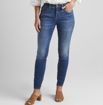 Jag - J2865EDK316 - Cecilia Skinny Jeans Mid Rise - Thorne Blue