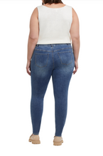 Load image into Gallery viewer, Tribal - 7109V - Plus Size Audrey Icon Fit Ankle Jegging - Dk Vintage
