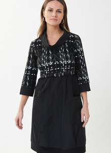 Joseph Ribkoff - 223232 - Black/White Dress