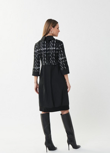 Joseph Ribkoff - 223232 - Black/White Dress