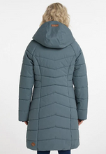 Load image into Gallery viewer, Ragwear - 2221-60034 Dizzie - Quilted Long Coat - Grey
