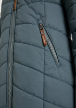 Load image into Gallery viewer, Ragwear - 2221-60034 Dizzie - Quilted Long Coat - Grey
