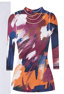 Artex - 871071X - Plus Size Cowl Neck Top