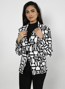 Frank Lyman - 223246 -  Black and White Blazer