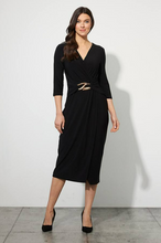 Load image into Gallery viewer, Joseph Ribkoff - 223121 -  Draped Sheath Dress
