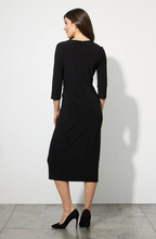 Load image into Gallery viewer, Joseph Ribkoff - 223121 -  Draped Sheath Dress
