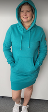 Load image into Gallery viewer, Wanakome - Carmen Hoodie Dress - Lake
