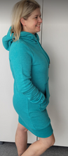 Load image into Gallery viewer, Wanakome - Carmen Hoodie Dress - Lake
